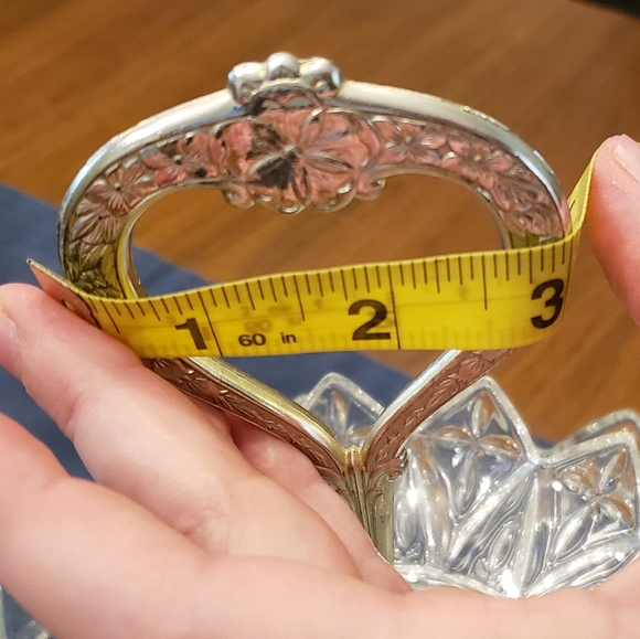 2 Tiered Glass Tray Vintage - Picture 16 of 16